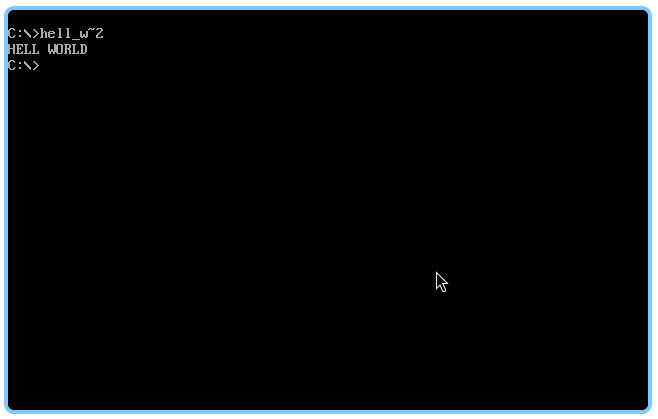 Dosbox screenshot